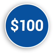 100 dollars